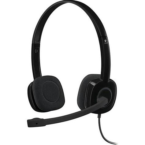 981-000589 - LOGITECH WIRED HEADSET H151 ANALOGUE BLACK 2 YEAR CARRY IN WARRANTY